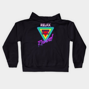 Vintage 1980s VHS Relax and Rewind T-Shirt for Men and Women Kids Hoodie